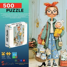 Soi Craft 500 Parça Puzzle Kucağımda Dünyalar Var