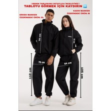 Fitblue Unisex (Kadın-Erkek) Klasik Model Termal Sauna Eşofman Takımı Terleme Eşofmanı