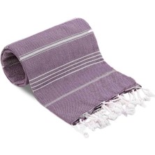 Mira Home Summer Wind Soft %100 Pamuk Peştemal 100X180 cm Mor