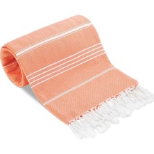 Mira Home Summer Wind Soft %100 Pamuk Peştemal 100X180 cm Turuncu