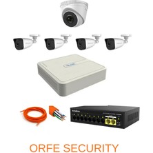 Hikvision Hilook 5 Kameralı Iç-Dış Ip Set