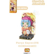 Vagonlife Loz Micro Anime Serisi 1338 Modeli 316 Parça Dekoratif Oyuncak Yapım Seti Yapı Blok FFLZ-1338