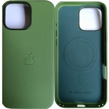 Day Apple iPhone 16 Pro Max Için Magsafe Özellikli Tech Dokuma Kılıf Yeşil