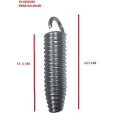 Universal Askı Yayı 6mm (10-15KĞ 11,5cm 19 Boğum)