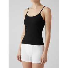 Balkonda Kadın Atlet 3'lü Ekonomik Paket Ip Askılı Pamuklu Esnek - Ceylanoğlu