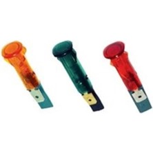 Universal 10MM Kırmızı Sinyal Lambası Soketli 220V