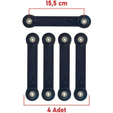 S-Online Uzun Beşik Sallama - Beşik Sallama Aparatı - Siyah - 4 Adet