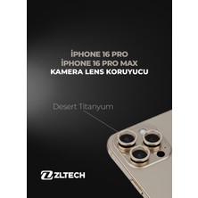 ZLTECH iPhone 16Pro/16Promax Uyumlu Kamera Lens Koruyucu