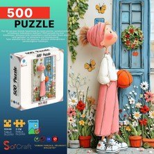 Soi Craft 500 Parça Puzzle Pastel Düşler Rengarenk Çiçekler