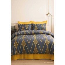 Mira Home Çift Kişilik Pamuklu Nevresim Takımı Royal Baklava Desen