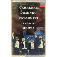 Kadıköy Plak Kulübü Carreras, Domingo, Pavarotti, Mehta – In Concert Kaset