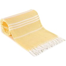 Mira Home Summer Wind Soft %100 Pamuk Peştemal 100X180 cm Sarı