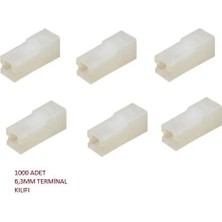 Isıkar Terminal Soket Kılıfı Plastik 6,3mm (1000 Li)