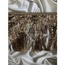 Ezel-in Tekstil Aksesuarları 20 cm Metalik Gold Sim Saçak, 50 Metre, KOD-448