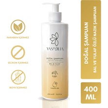 Yasmilia Doğal Premium Şampuan – Bal & Yulaf | Vitamin B5