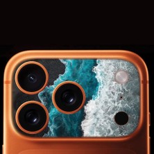Senada iPhone 17 Pro Tam Kaplayan Kamera Çerçeve Koruyucu Desenli Baskılı - Ocean