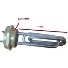 Isıkar Rezistans 2" 2X5000W 15CM 8,5mm 220V Iki Elemanlı