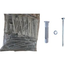 Isıkar 10MM ROKET (PAKET 20 Lİ) DÜBEL TAKIM GRİ