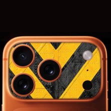 Senada iPhone 17 Pro Max Tam Kaplayan Kamera Çerçeve Koruyucu Desenli Baskılı - Çok Tehlikeli