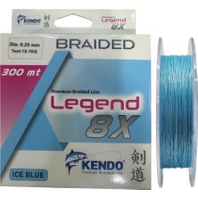 Kendo Legend 8x 300MT 0.25MM Örgü Ip Misina Ice Blue