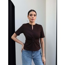 Esra Helvacı Toka Detay Vatkalı Bluz