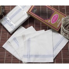 Mira Home Sarı Kutulu 46X46 cm 12 Adet Kumaş Mendil-Gsk 02