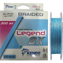 Kendo Legend 8x 300MT 0.20MM Örgü Ip Misina Ice Blue
