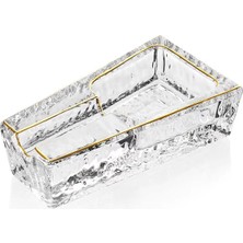 Bek Tobacco Cigarloong Kristal Cam Puro Küllüğü Clear Gold Tekli