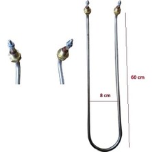 Universal BENMARİ REZİSTANSI U TİPİ KIVRIK 2000W 60CM