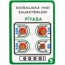 Universal Enjektör Doğalgaz 6no (Takım)