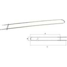 Teknik Isısan Pizza Fırın Rezistansı 1250W 230V 8,3mm (960*890*105MM) (R2031)