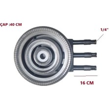 Universal Lpg Brülör Üç Yanışlı 6 No Takım 40 cm