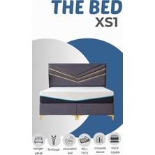 Meg'a Bedding Bed Xs1 Yaysız Sünger Yatak Antibakteriyel Yatak  Fermuarlı Yıkanabilir Kılıflı Ortopedik Visco Yatak