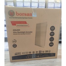 60X60CM 36W Backlight Panel LED Armatür 3 Fonksiyonlu (3000K-4000K-6500K) Borled Borsan 6lı Paket