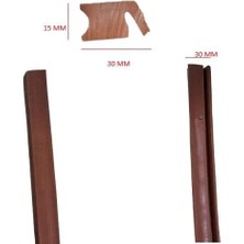 Universal Silikonlu Kapak Lastiği 30*30*15MM (Kahverengi)