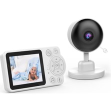WİderMarkt Bebek Izleme Kamerası  Wifi Gerekmez– Ninni Çalma, Ağlama Algılama, Sıcaklık Takibi,çift Yönlü Ses