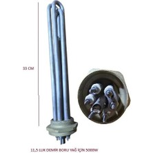 Universal 2" 5000W Kafalı Isıtıcı Demir Boru Q:11,5 33CM 220V-380V