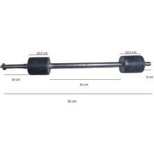 Kurutma Makinası Takoz Mil Gurubu (Kromlüks 20KĞ) 82CM