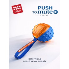 GiGwi Push To Mute Serisi Sesli & Sessiz At-Getir & Çekiştirme Köpek Oyuncağı - Orta & Büyük Irk