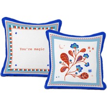Baci Milano Bacı Mılano Mamma Mıa Leaves Yastık Cotton 60X60 cm