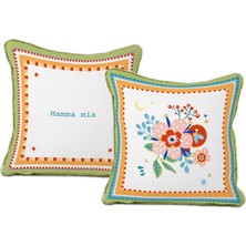 Baci Milano Bacı Mılano Mamma Mıa Flower Yastık Cotton 60X60 cm