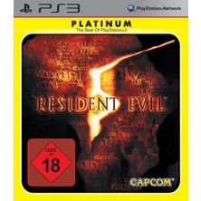 Capcom Resident Evil 5 [platinum] Ps3 CD Oyun Tehşir