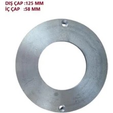 Kromlüks Alüminyum Döküm Keçe Yatağı 125*58 mm (15 Kğ Kasnak Ön 80 Lik)