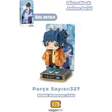Vagonlife Loz Micro Anime Serisi 1344 Modeli 327 Parça Dekoratif Oyuncak Yapım Seti Yapı Blok FFLZ-1344