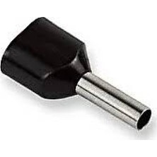 Eurowest Drf-1.50 ,2X1.50MM²/SIYAH 500-ADET Kablo Yüksük