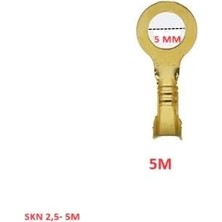 GWEST Terminal Yuvarlak Skn 2,5-M5 mm (Paket 500 Ad)