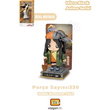 Vagonlife Loz Micro Anime Serisi 1342 Modeli 330 Parça Dekoratif Oyuncak Yapım Seti Yapı Blok FFLZ-1342
