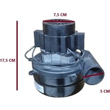 Süpürge Motoru 2 Fanlı Eksoz Ametek 063000001.01 400W 24VDC