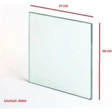 Universal Cam Damperli 37X88 Fırın Için 8 mm
