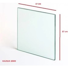 Universal Cam Damperli 37X87 Fırın Için 8 mm
